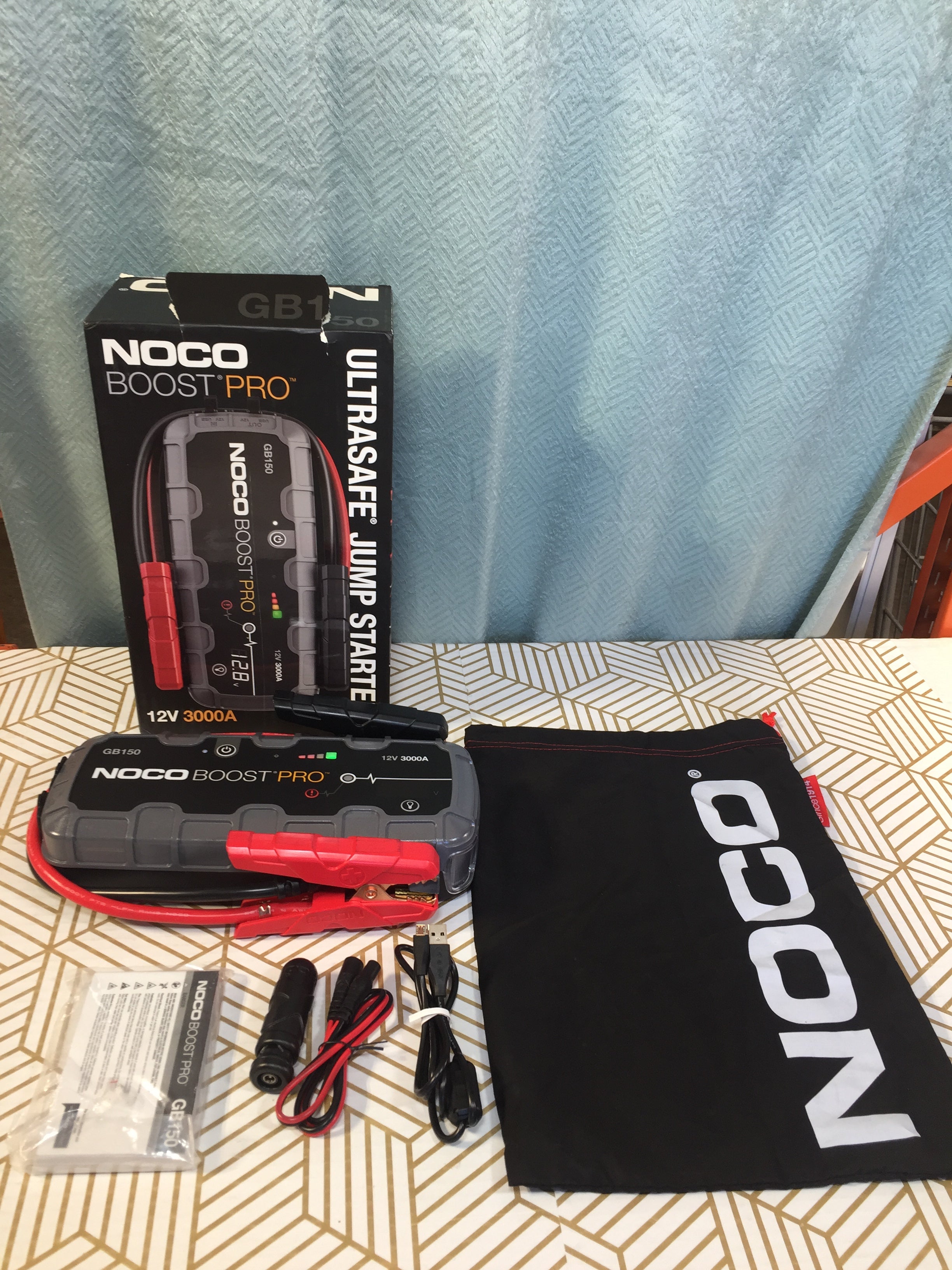 NOCO Boost Pro GB150 3000 Amp 12-Volt UltraSafe Lithium Jump Starter Box (7762949734638)